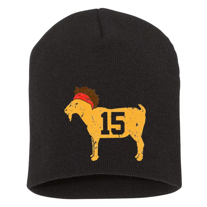 GOAT 15 MVP The Young Greatest Of All Time Short Acrylic Beanie