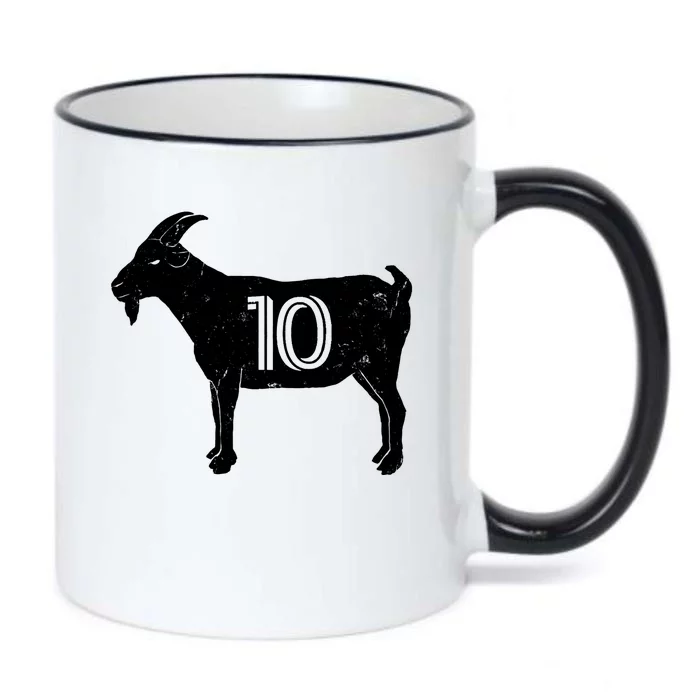 Goat 10 Miami Soccer Team Black Color Changing Mug