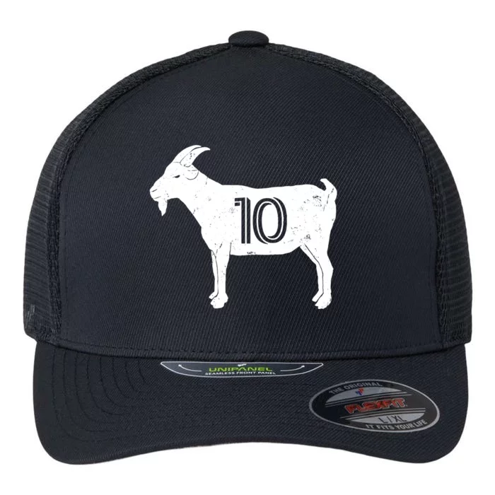 Goat 10 Miami Soccer Team Flexfit Unipanel Trucker Cap