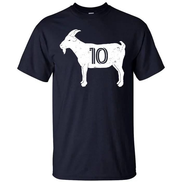 Goat 10 Miami Soccer Team Tall T-Shirt