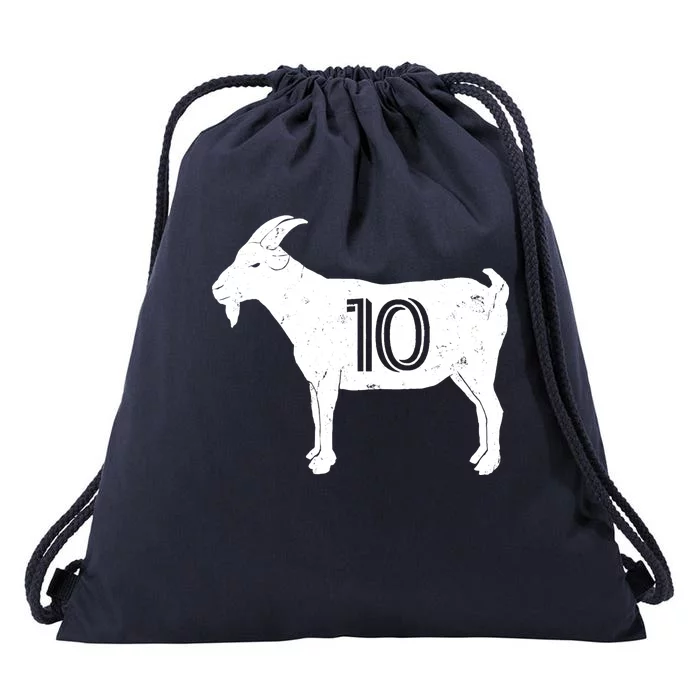 Goat 10 Miami Soccer Team Drawstring Bag