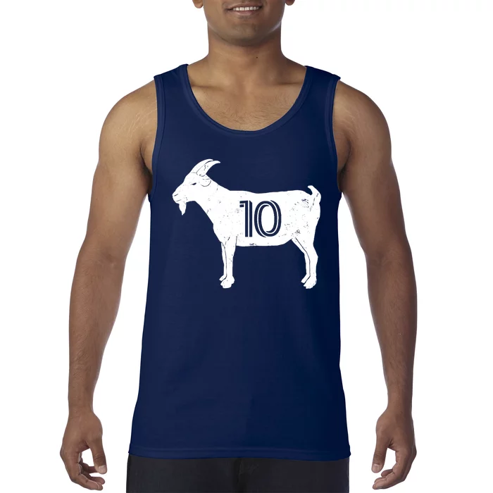 Goat 10 Miami Soccer Team Tank Top