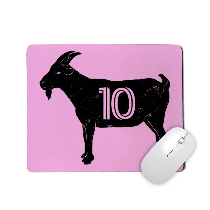 Goat 10 Miami Soccer Team Mousepad