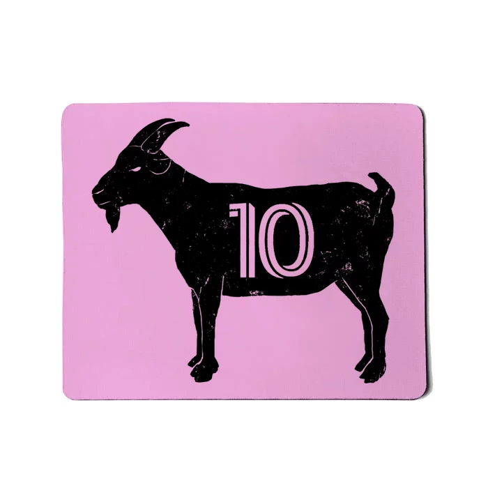 Goat 10 Miami Soccer Team Mousepad