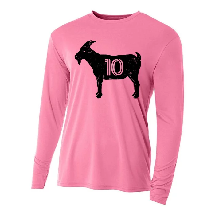 Goat 10 Miami Soccer Team Cooling Performance Long Sleeve Crew