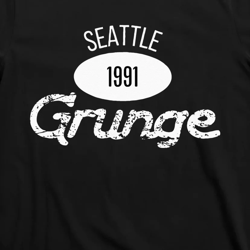 Grunge 1991 Seattle 90s Music Retro Rock Music Gen X T-Shirt