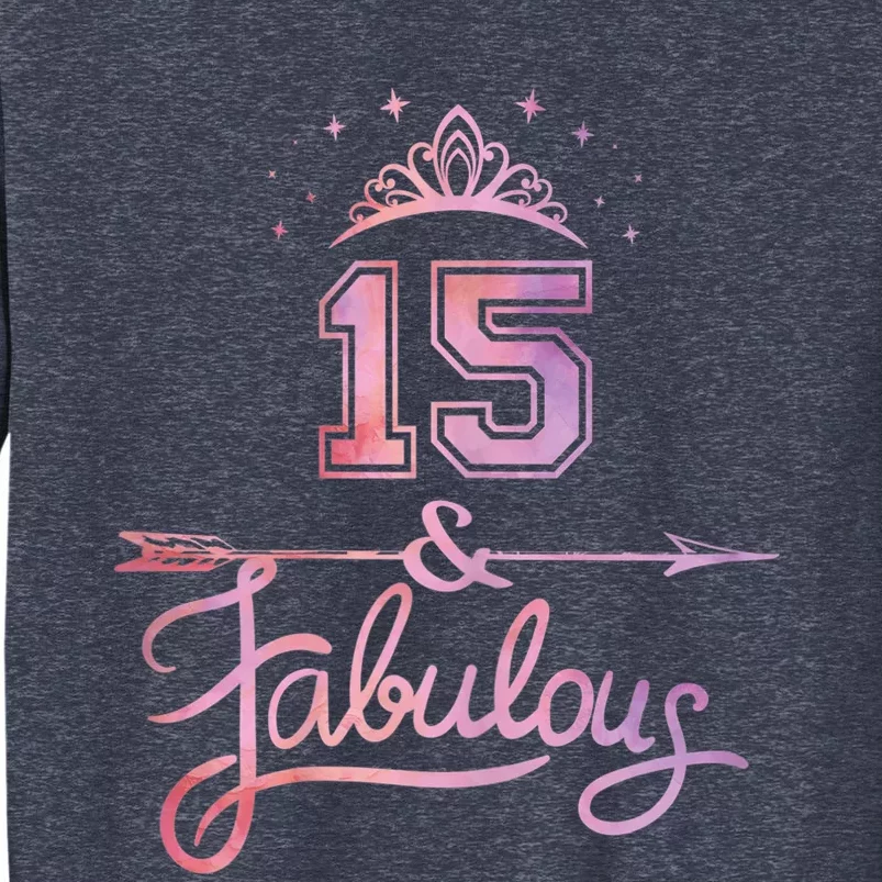 Girl 15 Years Old And Fabulous Girl 15th Birthday Sweatshirt