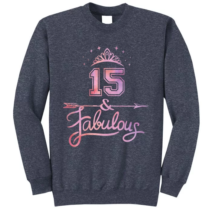 Girl 15 Years Old And Fabulous Girl 15th Birthday Sweatshirt