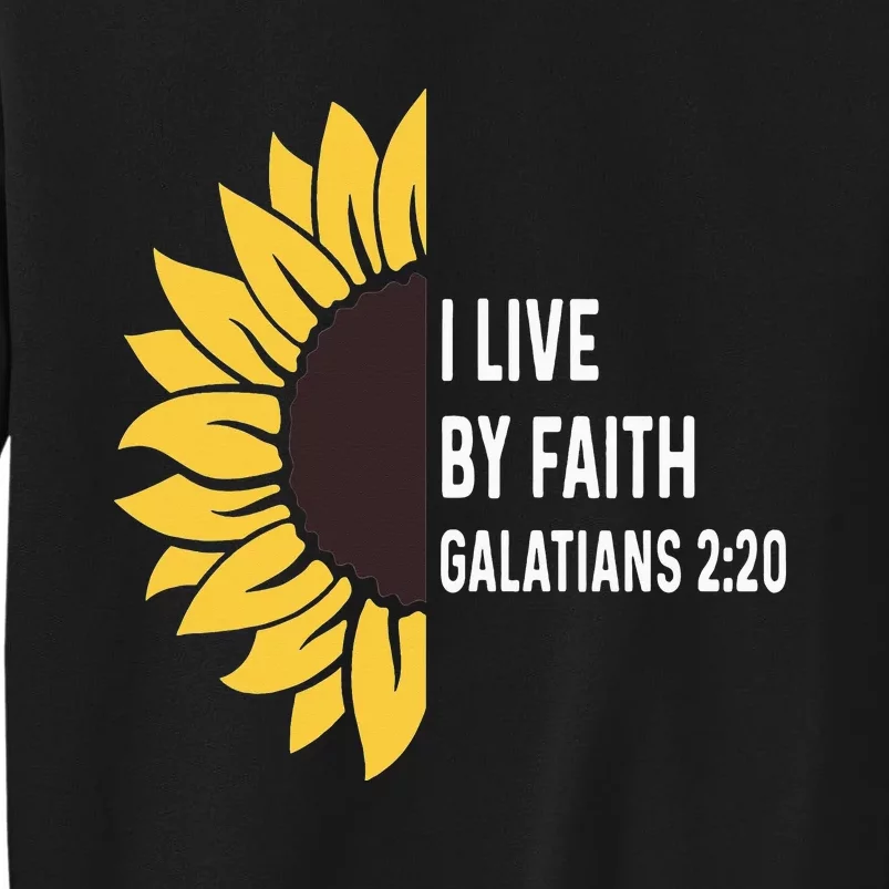 Galatians 220 2 20 God Jesus Religious Quote Christian Tall Sweatshirt