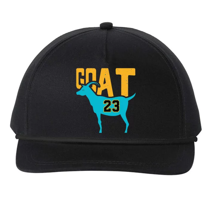 GOAT 23 Air Retro Aqua 5s Matching Snapback Five-Panel Rope Hat