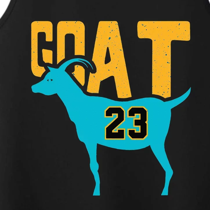 GOAT 23 Air Retro Aqua 5s Matching Performance Tank