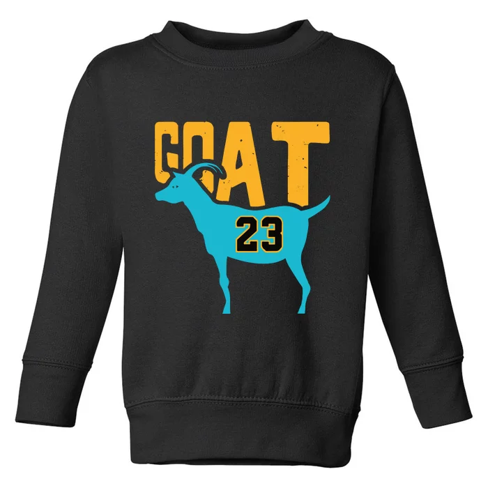 Goat 23 Air Retro Aqua 5s Matching Toddler Sweatshirt