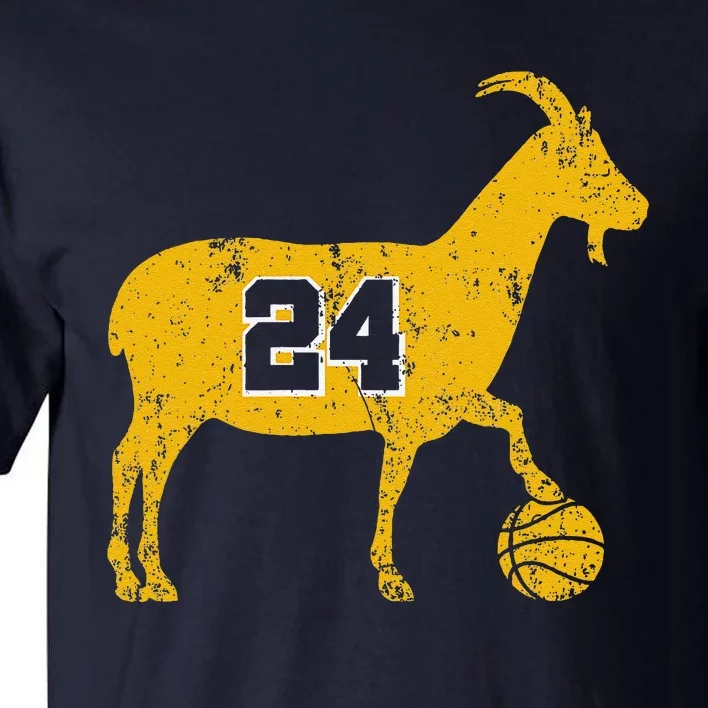 Goat 24 Cute Funny La Basketball Tall T-Shirt