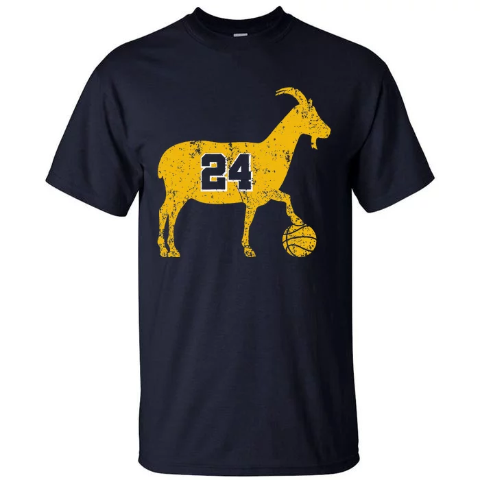 Goat 24 Cute Funny La Basketball Tall T-Shirt