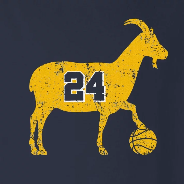 Goat 24 Cute Funny La Basketball Toddler Long Sleeve Shirt