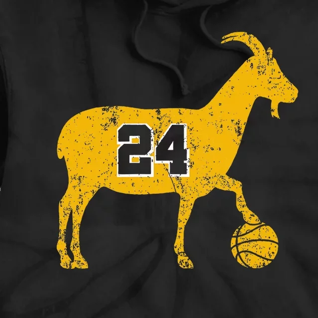 Goat 24 Funny La Basketball Tie Dye Hoodie