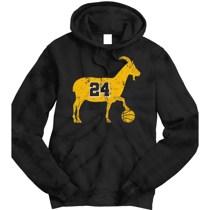 Goat 24 Funny La Basketball Tie Dye Hoodie