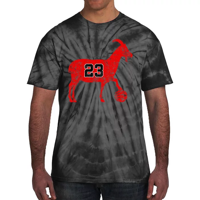 Goat 23 Funny Basketball Hoodie Tie-Dye T-Shirt