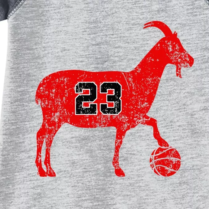 Goat 23 Funny Basketball Hoodie Infant Baby Jersey Bodysuit