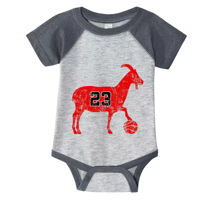 Goat 23 Funny Basketball Hoodie Infant Baby Jersey Bodysuit