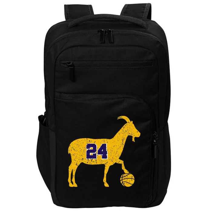 Goat 24 Funny La Basketball Impact Tech Backpack