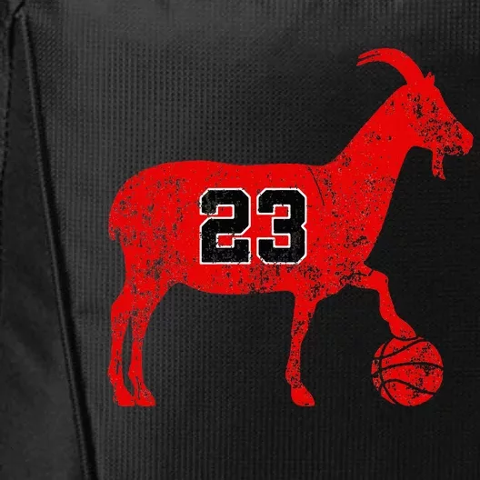 Goat 23 Funny Basketball City Backpack