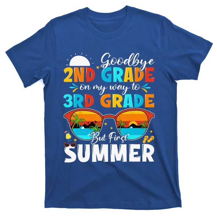 Goodbye 2nd Grade Graduation To 3rd Grade Hello Summer T-Shirt