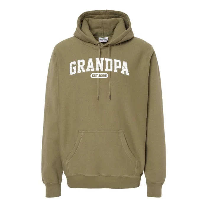 Grandpa 2025 Grandfather Est. 2025 Grandpa Est 2025 Premium Hoodie