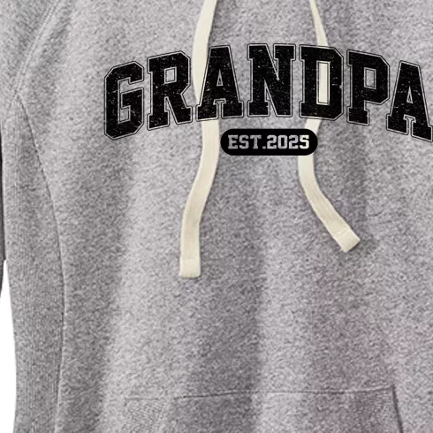 Grandpa 2025 Grandfather Est. 2025 Grandpa Est 2025 Women's Fleece Hoodie