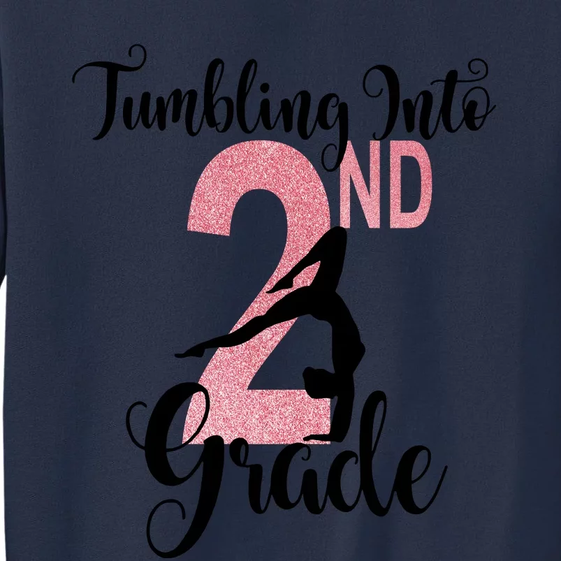 Glitter 2nd Grade Girl Gymnastics Tumble First Day Of School,Kids 1st Day Of Sch Sweatshirt