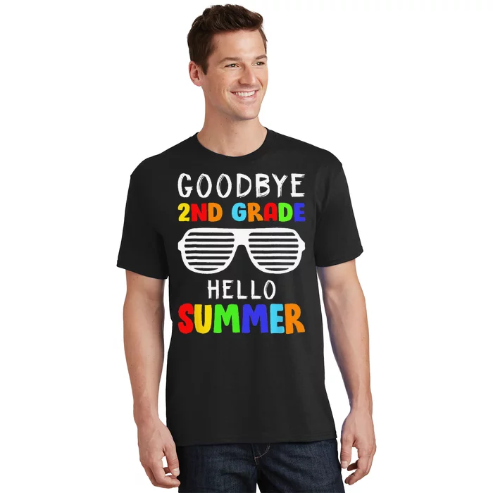 Goodbye 2nd Grade Hello Summer Last Day Of School T-Shirt