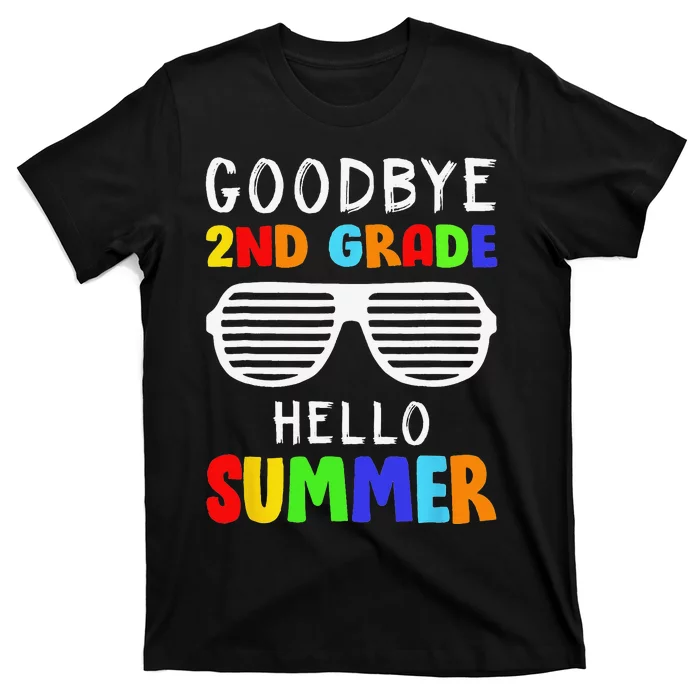 Goodbye 2nd Grade Hello Summer Last Day Of School T-Shirt