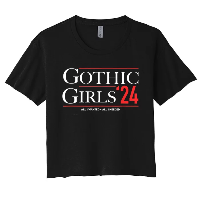 Gothic 24 Women's Crop Top Tee