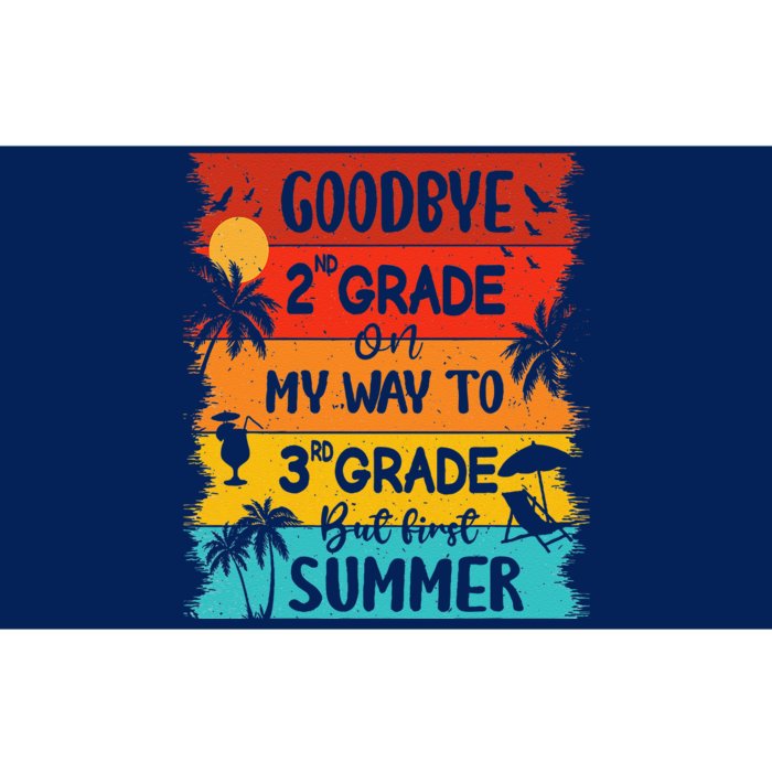 Goodbye 2nd Grade Hello Summer Last Day Of School Graduation Bumper Sticker