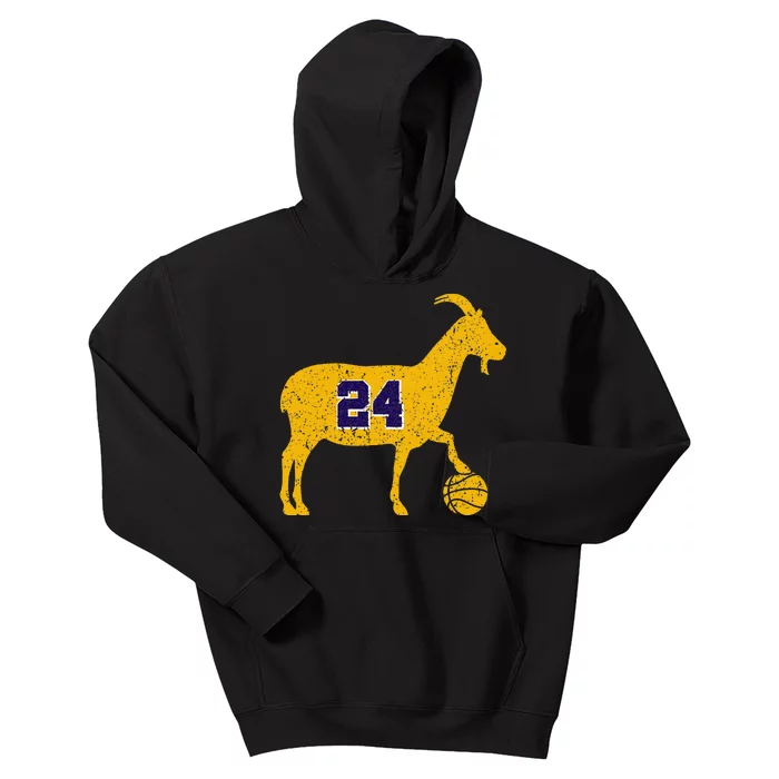 Goat 24 La Basketball Kids Hoodie