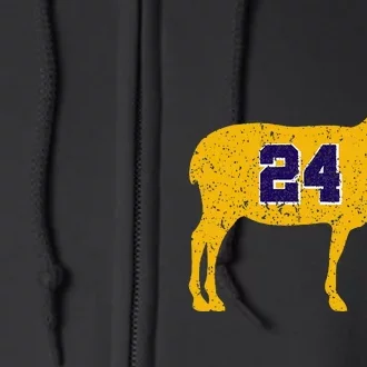 Goat 24 La Basketball Full Zip Hoodie