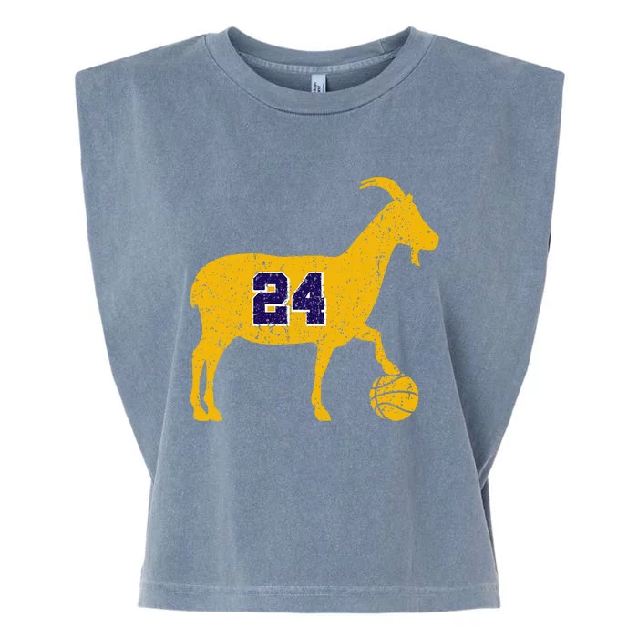 Goat 24 La Basketball Garment-Dyed Women's Muscle Tee