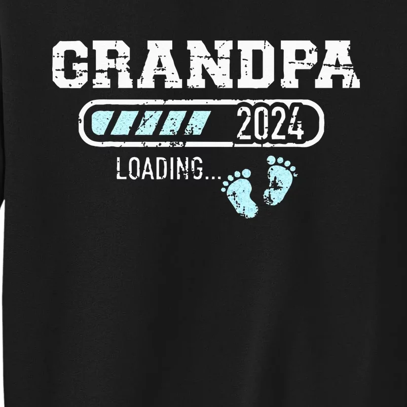 Grandpa 24 Loading For Pregnancy Announcement Tall Sweatshirt