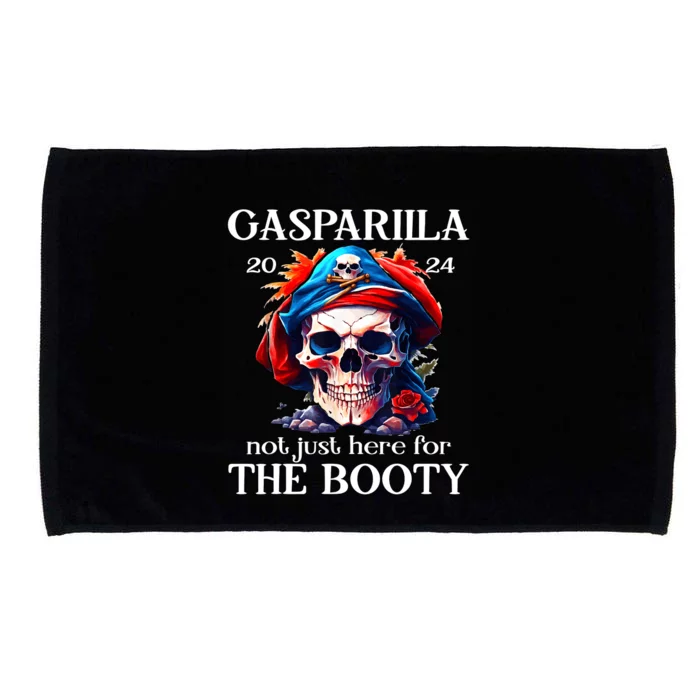 Gasparilla 2024 Pirate Festival Not Just Here For The Booty Microfiber Hand Towel