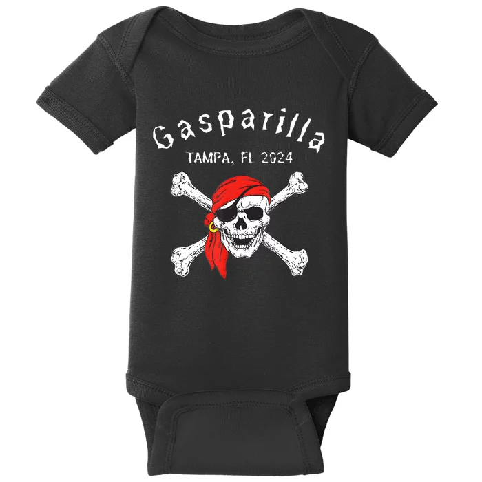 Gasparilla 2024 Priate Festival Tampa Fl Gasparilla Souvenir Baby Bodysuit