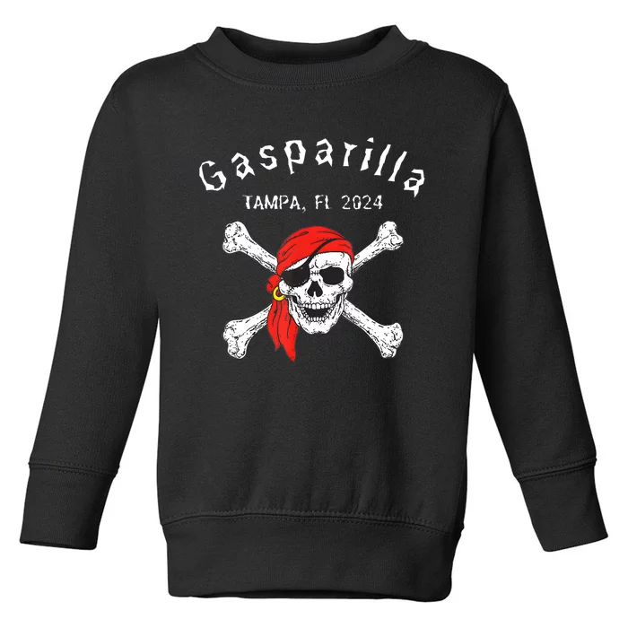 Gasparilla 2024 Priate Festival Tampa Fl Gasparilla Souvenir Toddler Sweatshirt