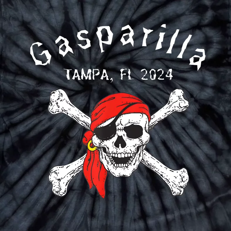 Gasparilla 2024 Priate Festival Tampa Fl Gasparilla Souvenir Tie-Dye T-Shirt