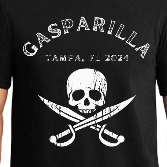 Gasparilla 2024 Pirate Festival Tampa Fl Jolly Roger Pajama Set