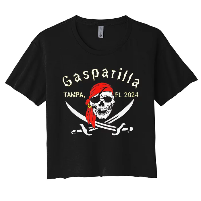 Gasparilla 2024 Pirate Festival Tampa Fl Gasparilla 2024 Women's Crop Top Tee