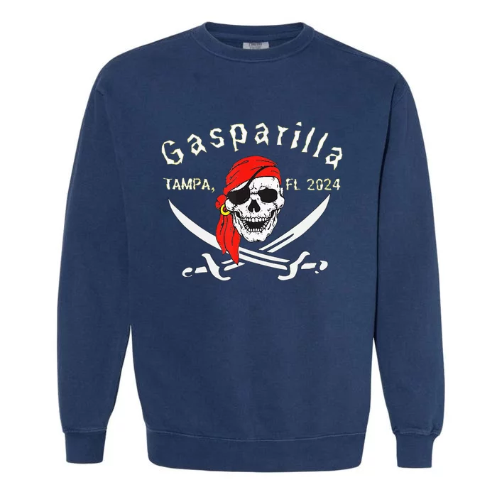 Gasparilla 2024 Pirate Festival Tampa Fl Gasparilla 2024 Garment-Dyed Sweatshirt