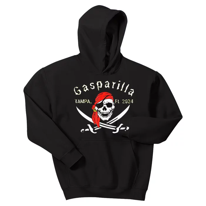 Gasparilla 2024 Pirate Festival Tampa Fl Gasparilla 2024 Kids Hoodie