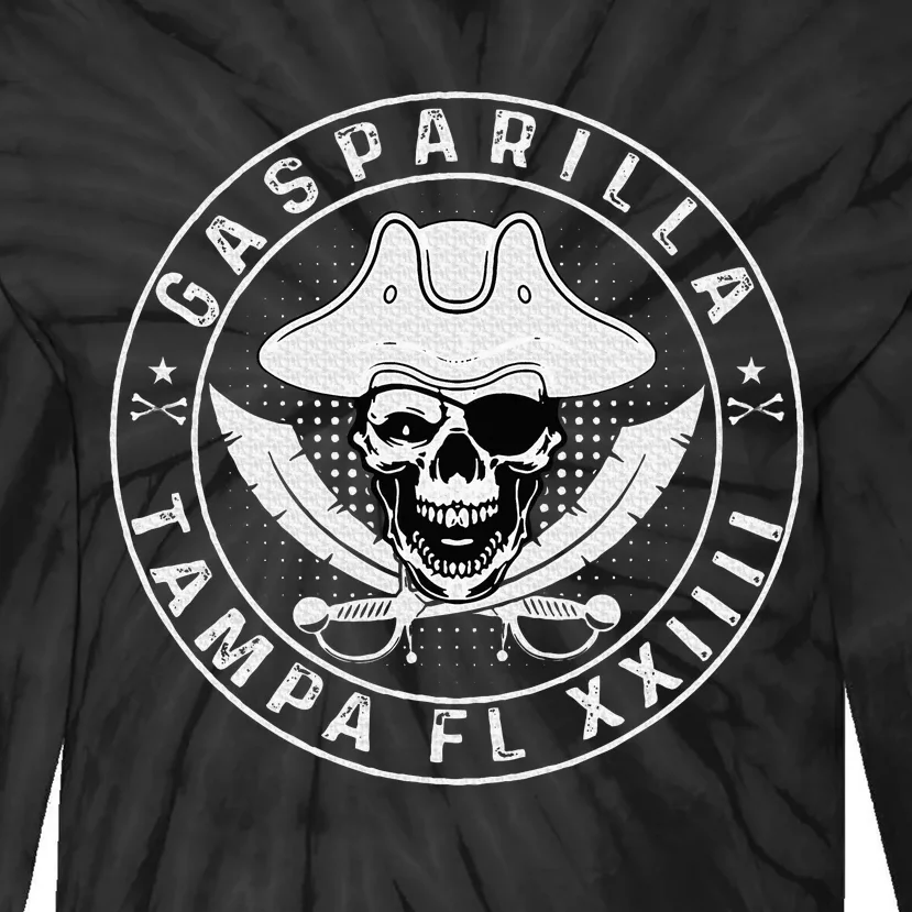 Gasparilla 2024 Pirate Festival Tampa Fl Gasparilla 2024 Tie-Dye Long Sleeve Shirt