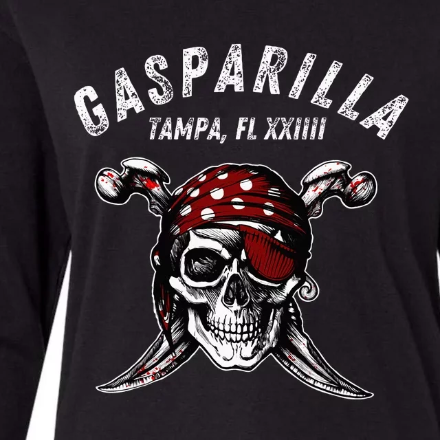 Gasparilla 2024 Pirate Festival Tampa Fl Gasparilla 2024 Womens Cotton Relaxed Long Sleeve T-Shirt