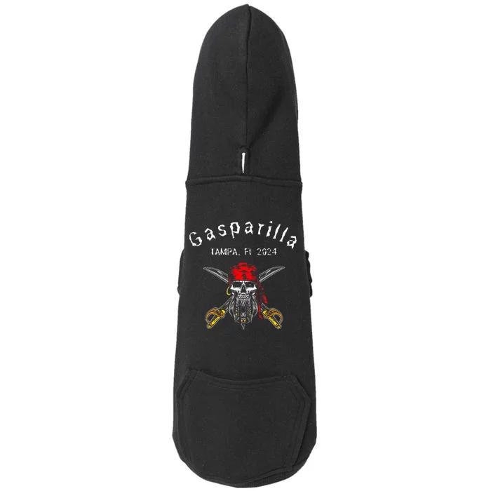 Gasparilla 2024 Priate Festival Tampa Fl Gasparilla Souvenir Doggie 3-End Fleece Hoodie