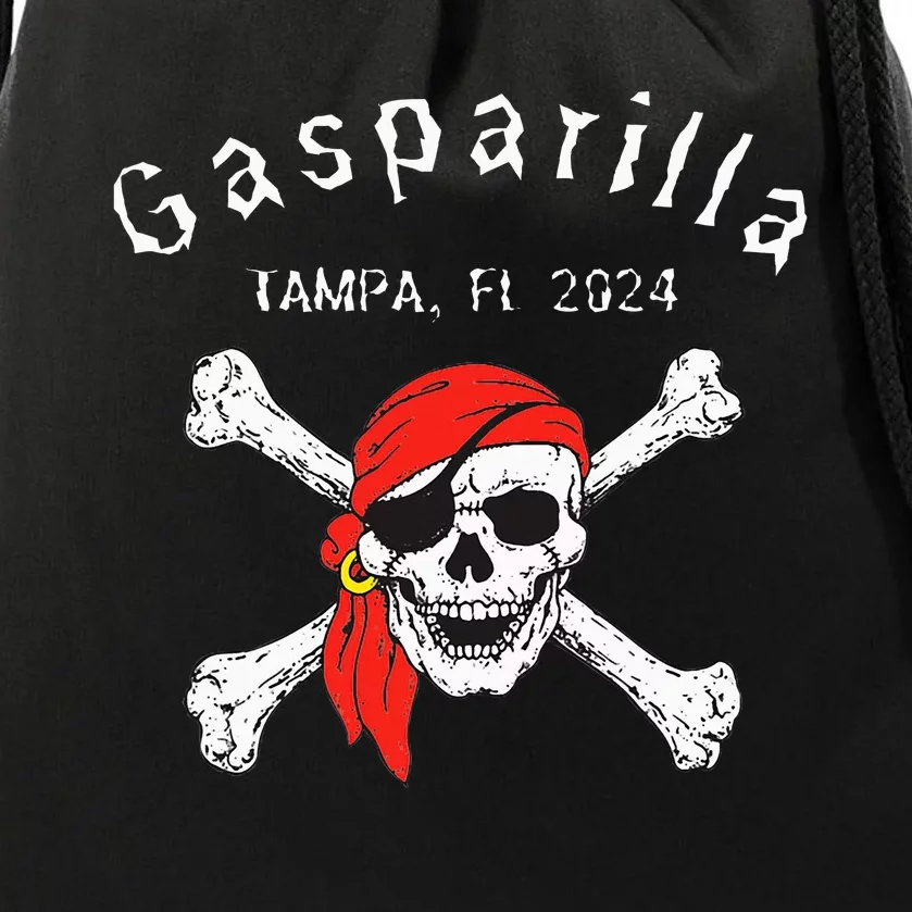 Gasparilla 2024 Priate Festival Tampa Fl Gasparilla Souvenir Drawstring Bag